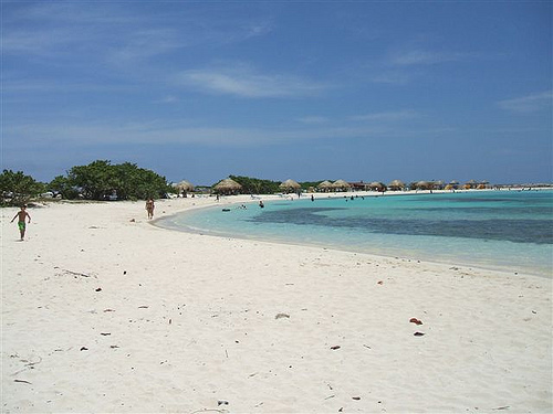 Песчаный пляж о-ва Аруба