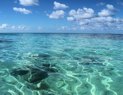 Океан возле Багамских островов