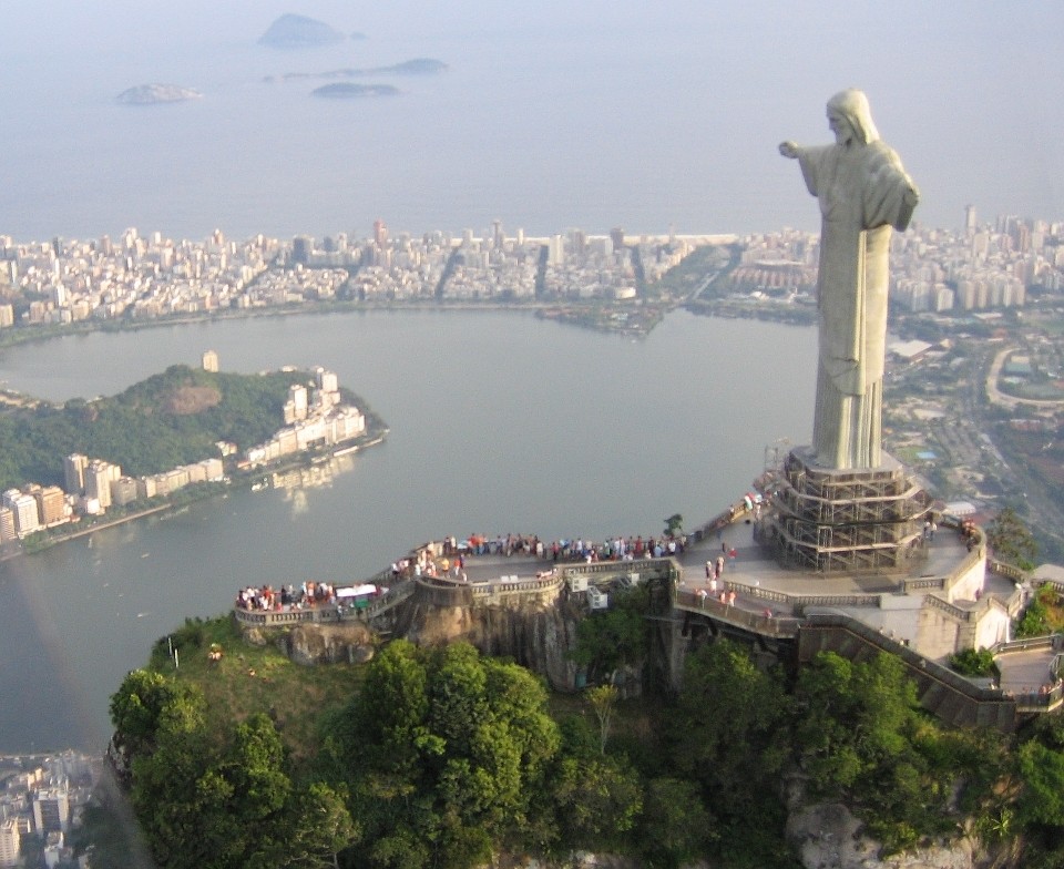 Панорама Рио-де-Жанейро сверху. Бразилия