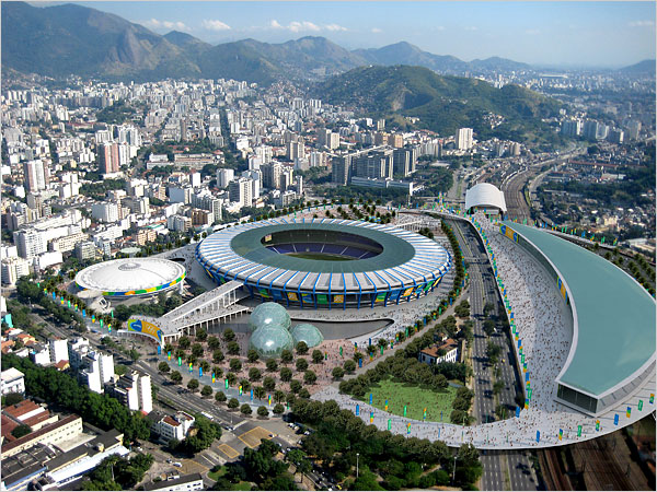 Стадион, построенный к Олимпиаде 2016 в Бразилии
