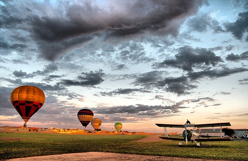 Воздушные шары в небе Бразилии