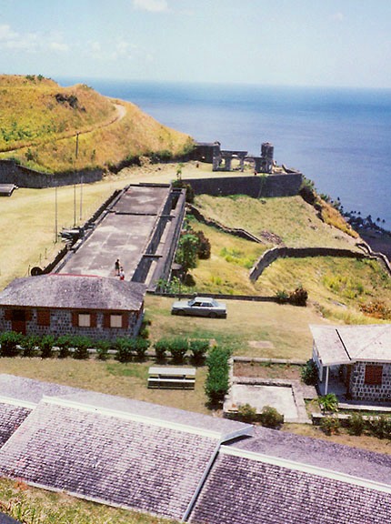 Вид на побережье Сент-Китс и Невис со стороны города