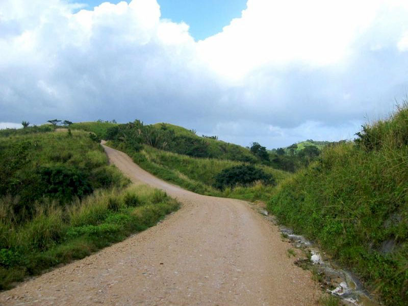 Дорога в островной части Гондураса