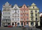 Город Пльзень в Чехии. Площадь