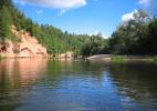 Город Сигулда в Латвии. Окрестности