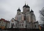 Город Таллинн в Эстони. Собор Александра Невского Город Таллинн в Эстони. Собор Александра Невского