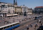 Город Загреб в Хорватии. Центральная площадь Город Загреб в Хорватии. Центральная площадь