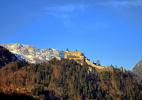 Замок Хоэнверфен в Австрии - удивительный пейзаж