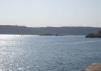 Столбики над водой - затопленный остров Филе