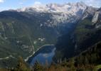Красивый горный массив Дахштайн в Австрии