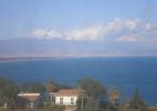 Вид на море и вулкан Этна