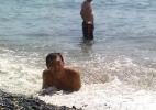 Генуя, пляж Аренцан. Люди здесь купаются и ныряют!