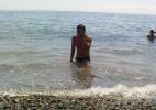 Генуя, пляж Аренцан. И мы купаемся.