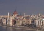 Вид на здание парламента с горы Буда (г.Будапешт)