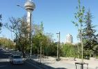Смотровая башня Атакуле в городе Анкаре в Турции