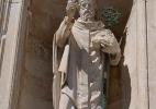 Кафедральный собор Вознесения Богоматери в городе Дубровник в Хорватии. Статуя