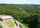 Замок Гедиминаса в городе Вильнюс в Литве. Вид с башни