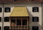 Дом с золотой крышей в городе Инсбрук в Австрии