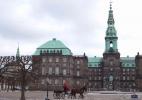 Замок Кристианборг в городе Копенгаген в Дании