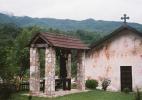 Монастырь Морача возле города Колашин в Черногории. Территория комплекса