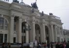 Железнодорожный вокзал в Одессе.