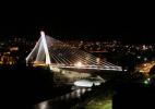 Город Подгорица в Черногории. Мост Тысячелетия
