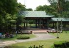 Парк Рисаль в городе Манила на Филиппинах. Памятник