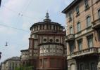 Церковь Санта-Мария делле Грацие в городе Милан в Италии