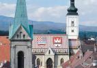 Церковь Святого Марка в городе Загреб в Хорватии. Вид