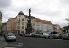 Город Теплице в Чехии. Чумной столб