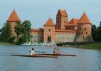 Город Тракай в Литве. Замок