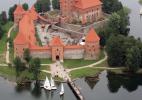 Город Тракай в Литве. Замок