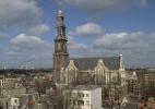 Церковь Вестеркерк в городе Амстердаме в Нидерландах