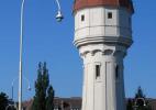 Город Винер-Нойштадт в Австрии. Водонапорная башня