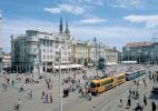 Город Загреб в Хорватии. Центральная площадь